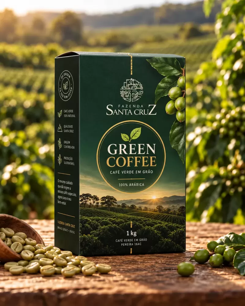Santa Cruz Green Coffee - 1kg Grão