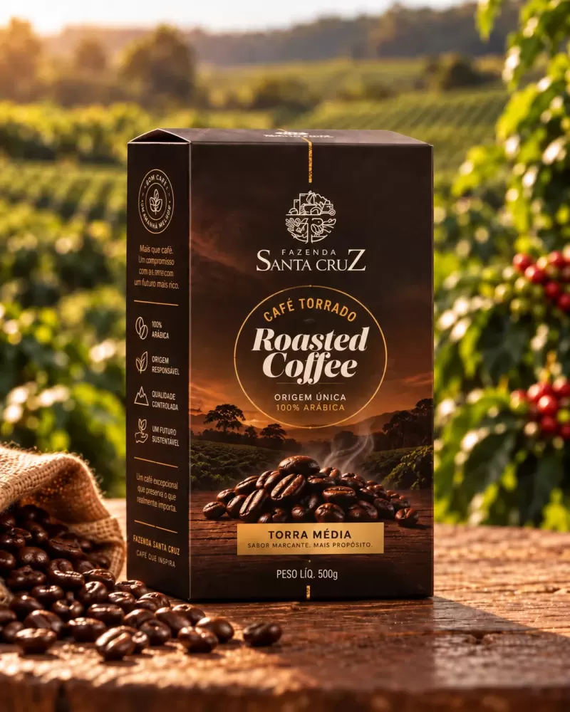 Santa Cruz Roasted Coffee  - 500g Grão