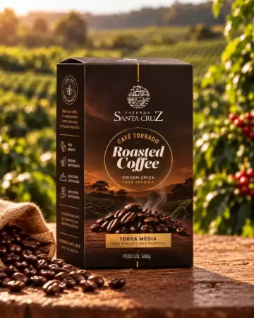 Santa Cruz Roasted Coffee  - 500g Grão