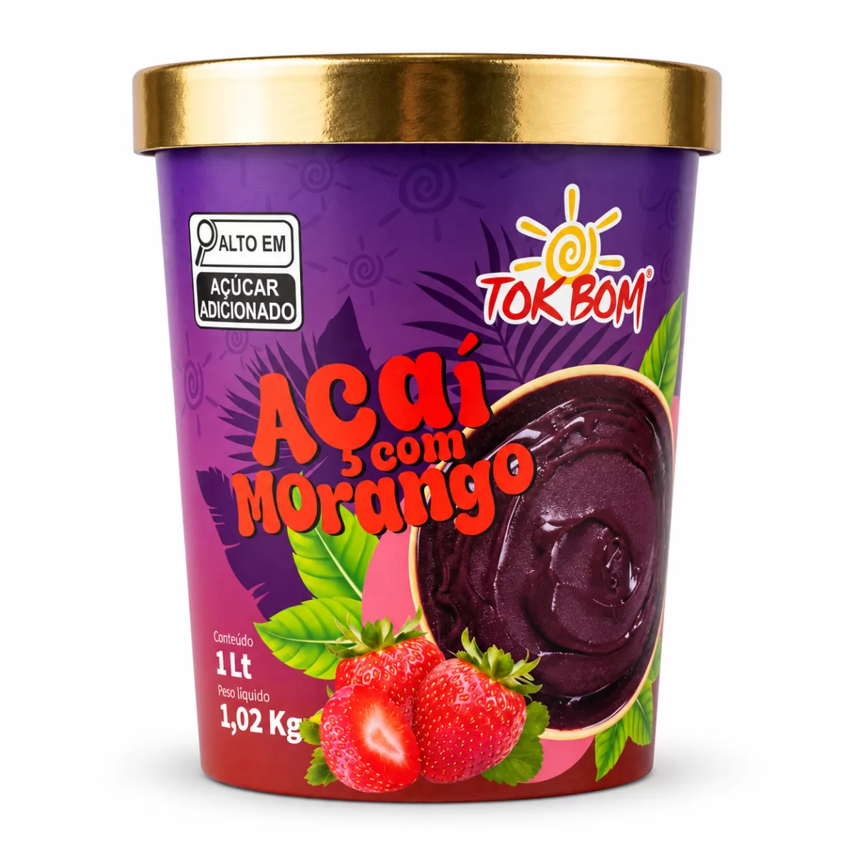 Açaí Saborizado 1L - Morango