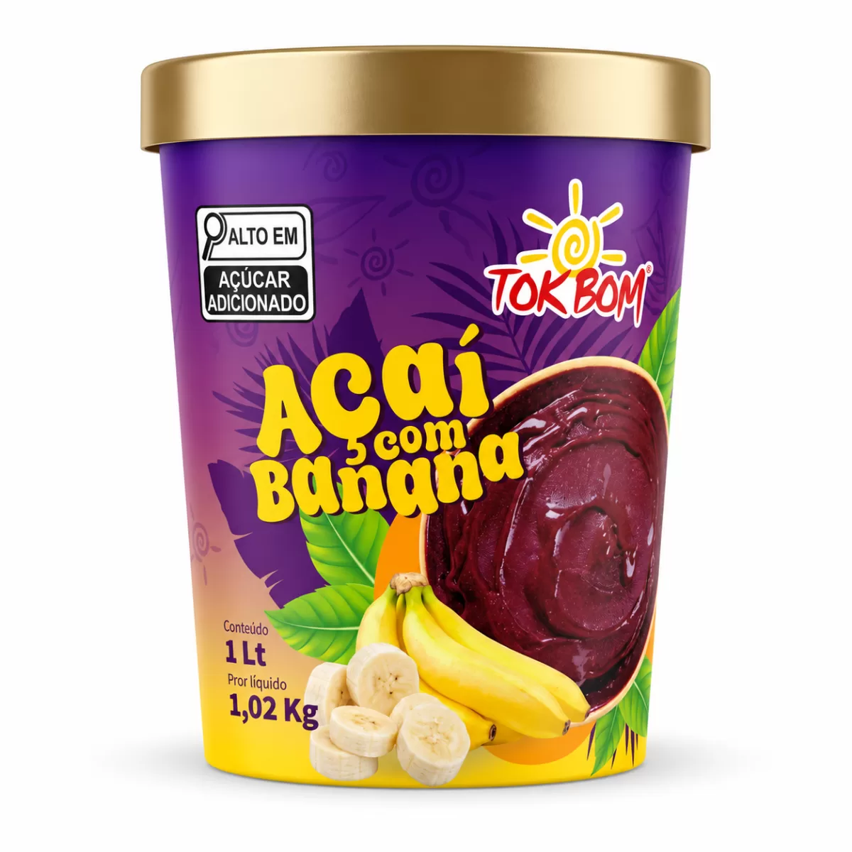 Açaí Saborizado 1L - Banana
