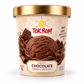 Sorvete Tradicional 1L - Chocolate