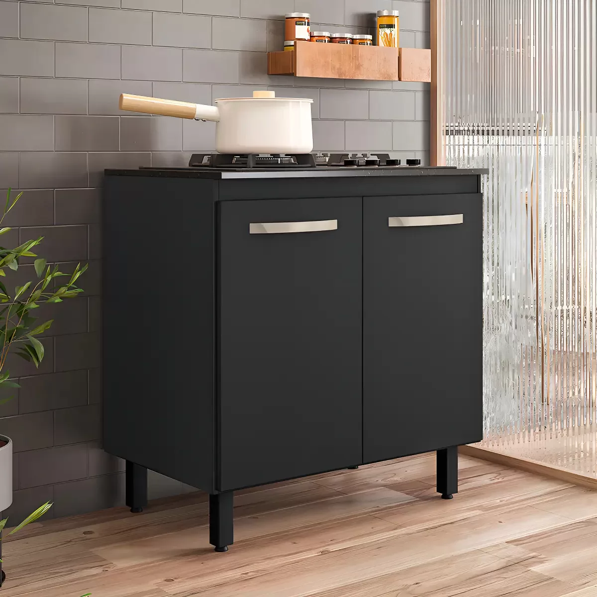 BALCÃO P/COOKTOP 80 CM