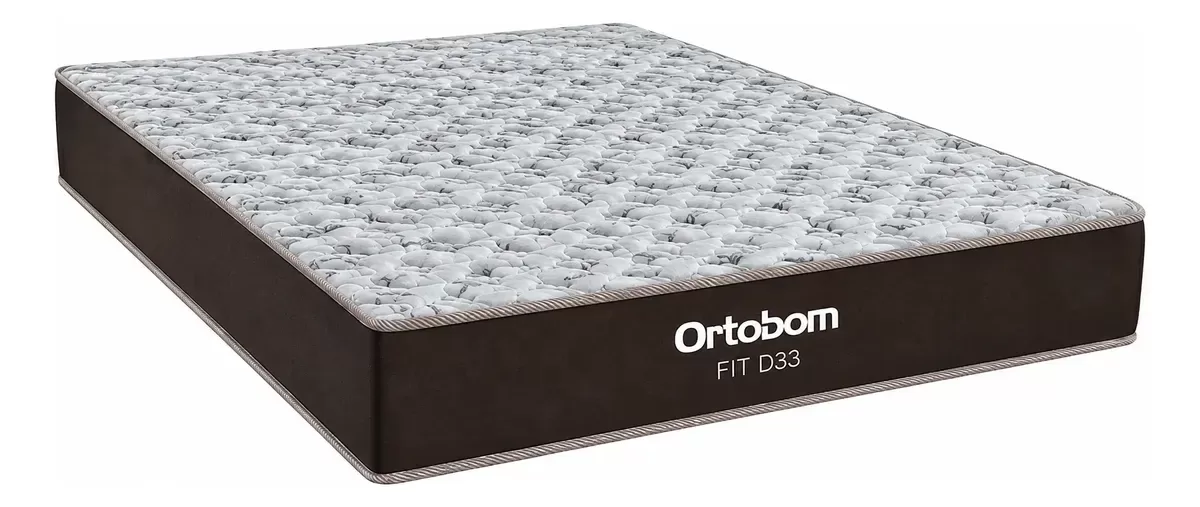COLCHÃO ORTOBOM D-33 FIT QUEEN 1.58X1.98X 20 CM