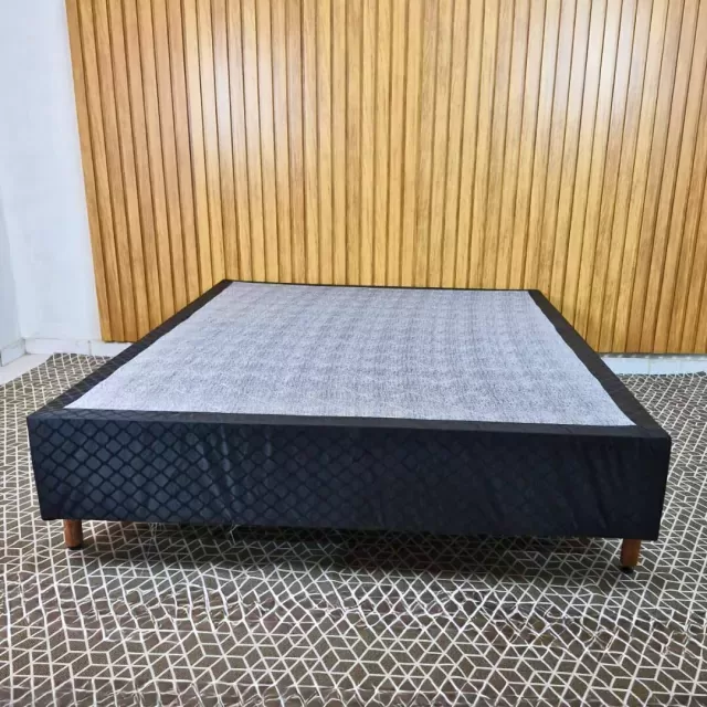 CAMA BOX CASAL 1.38X188 SOMIE PRETO