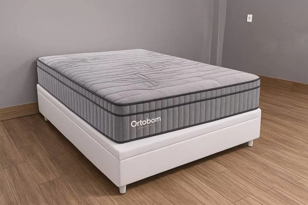 COLCHÃO ORTOBOM SLEEP MOLAS ENSACADAS EXCLUSIVE 150 KG 32 CM CASAL