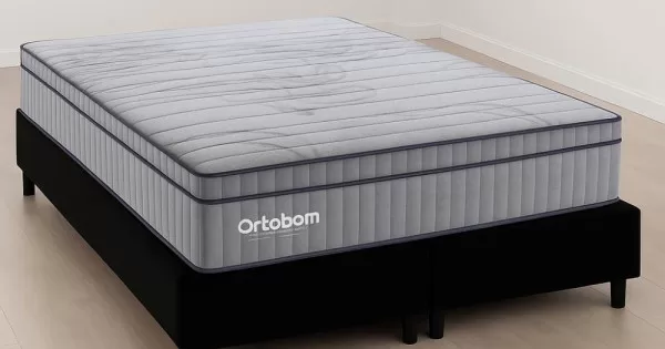 COLCHÃO ORTOBOM QUEEN EXCLUSIVE SLEEP 150 KG 1.58X1.98 32 CM