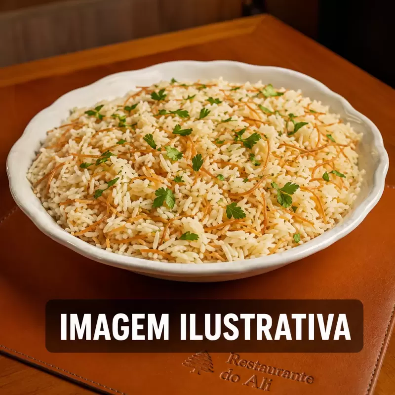 Arroz árabe com aletria