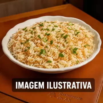 Arroz árabe com aletria