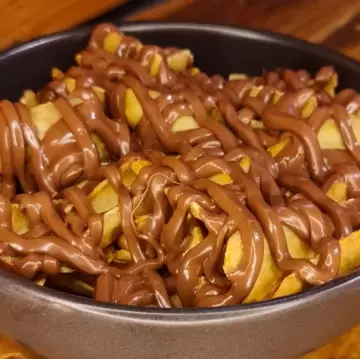 Batata com NUTELLA