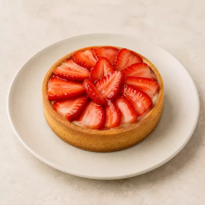 Torta Individual de Morango