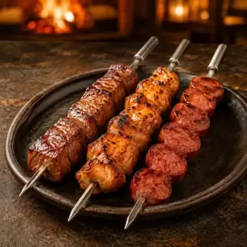 Trio de Espetinhos